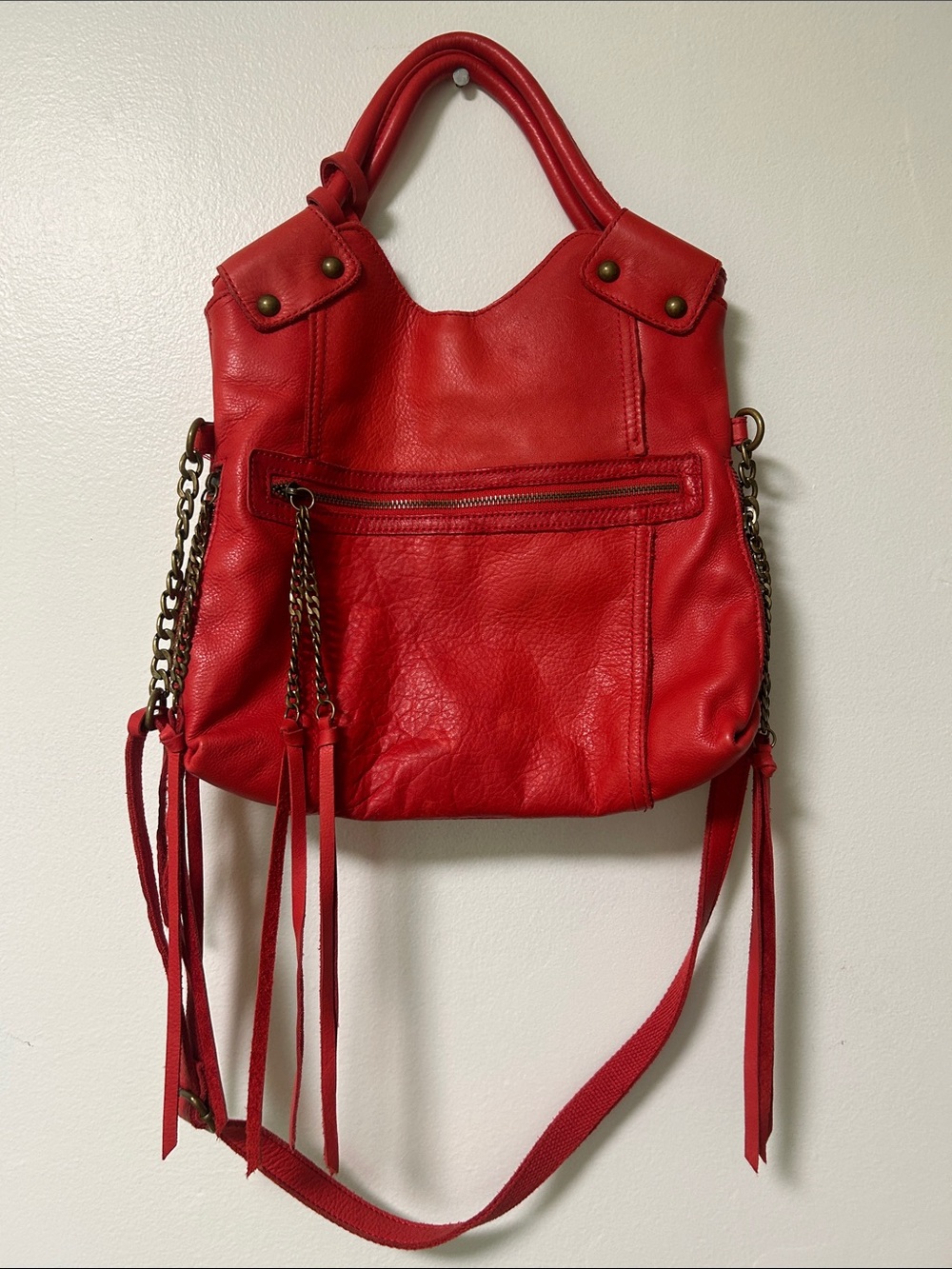 Lucky Brand Coral Red Bag